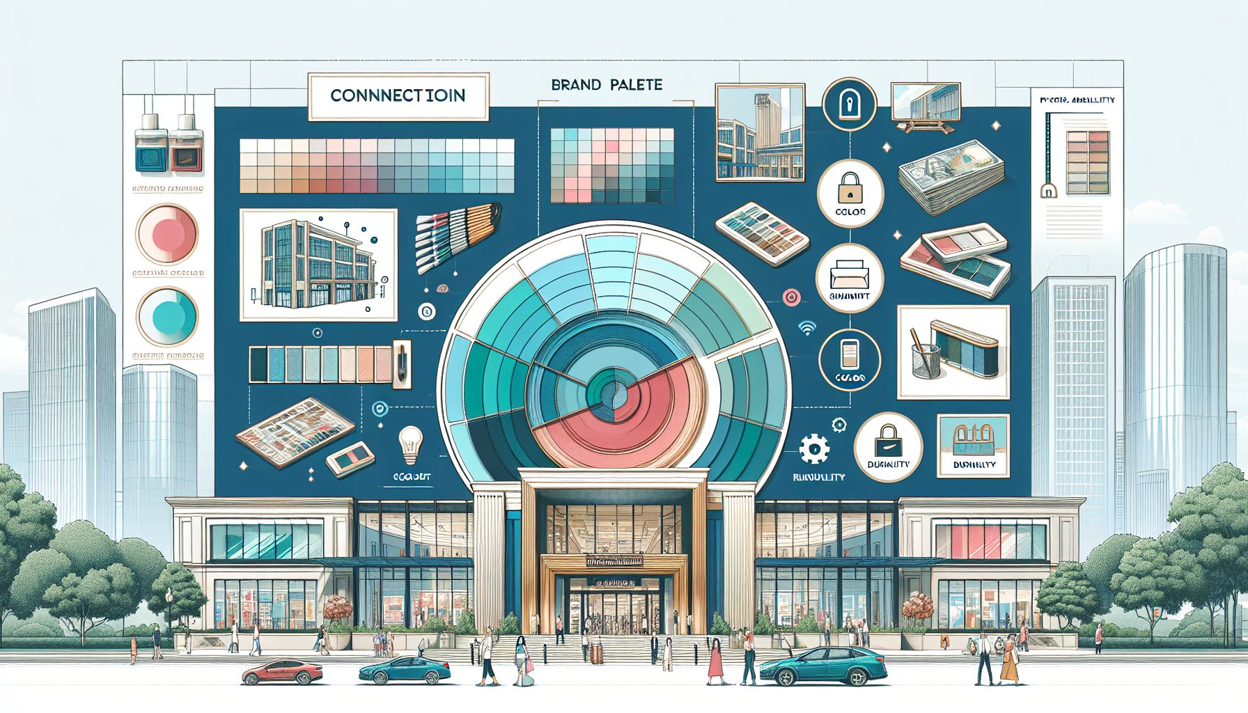 Как связать палитру бренда и архитектуру