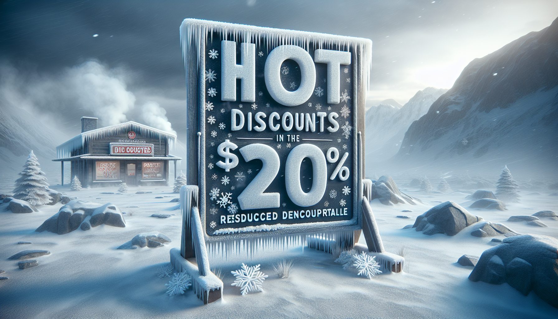 Зима: горячие скидки на холоде