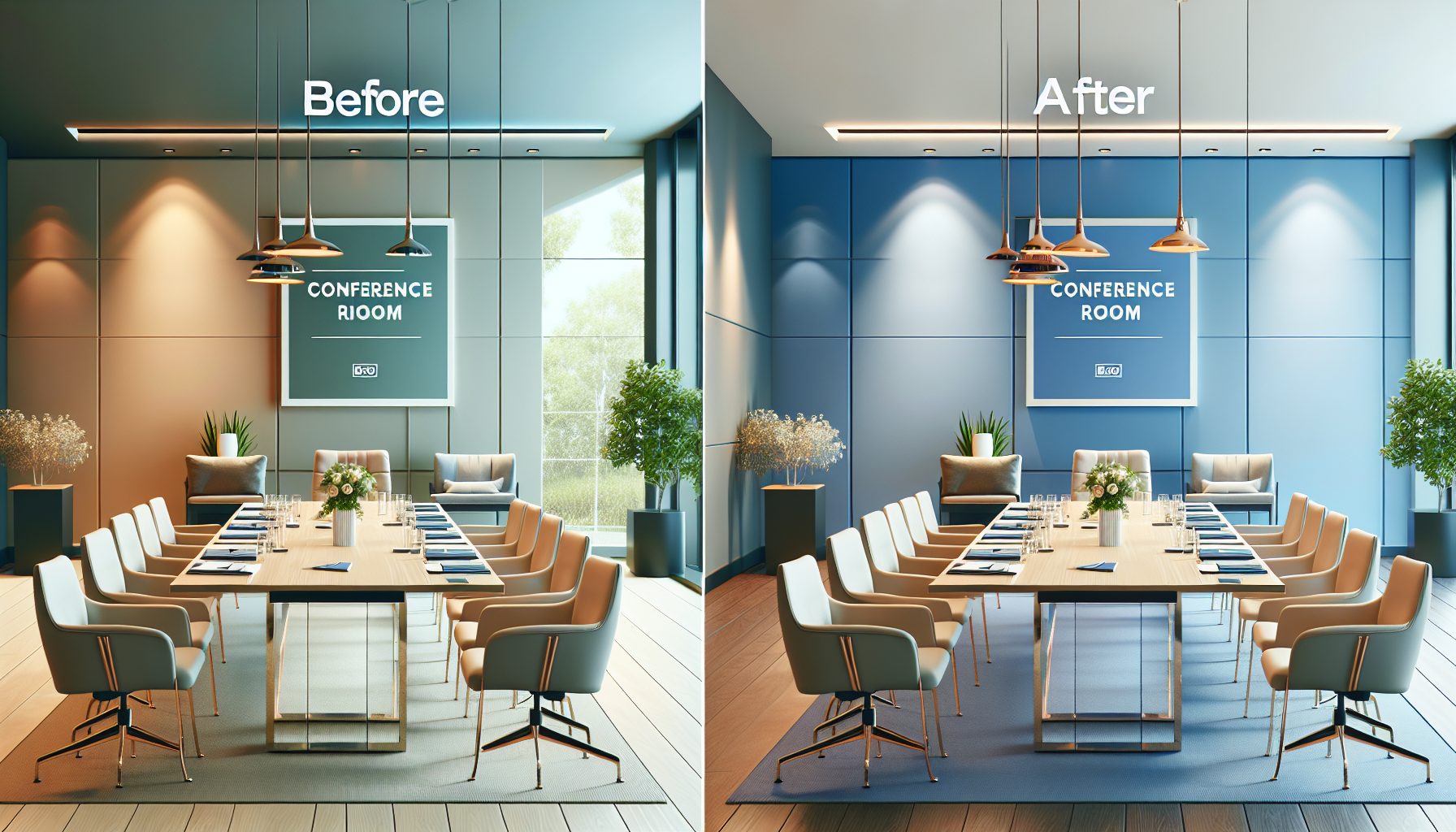 Почему выбор цветов для конференц-зала — не ерунда