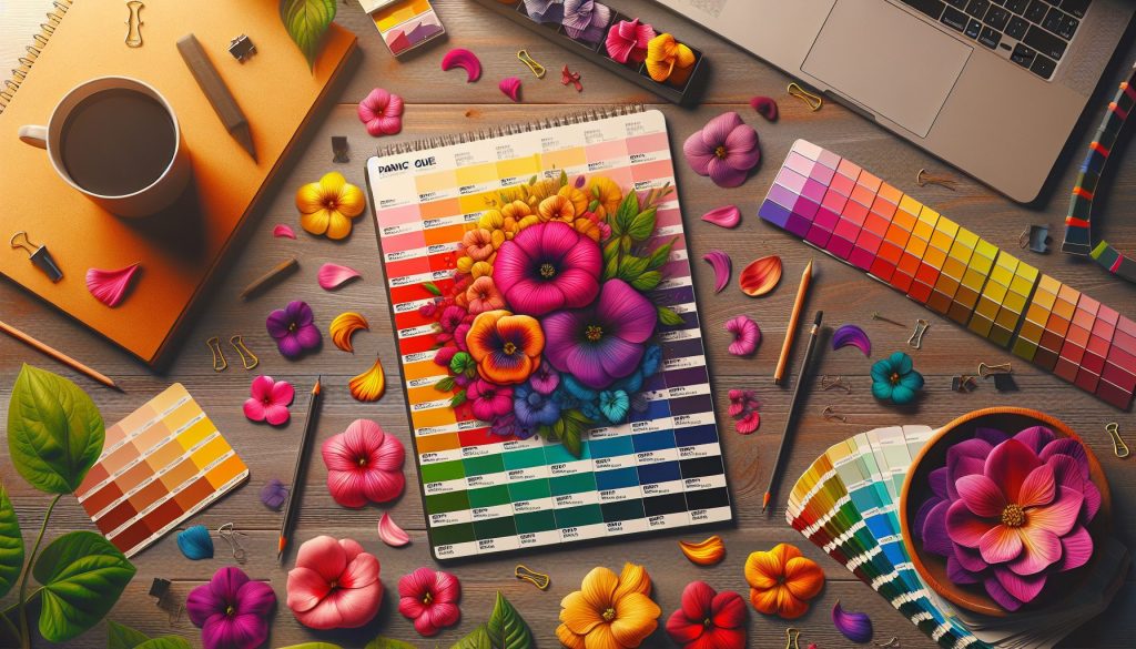 Цветы и брендбук: перевод цвета Pantone в лепестки