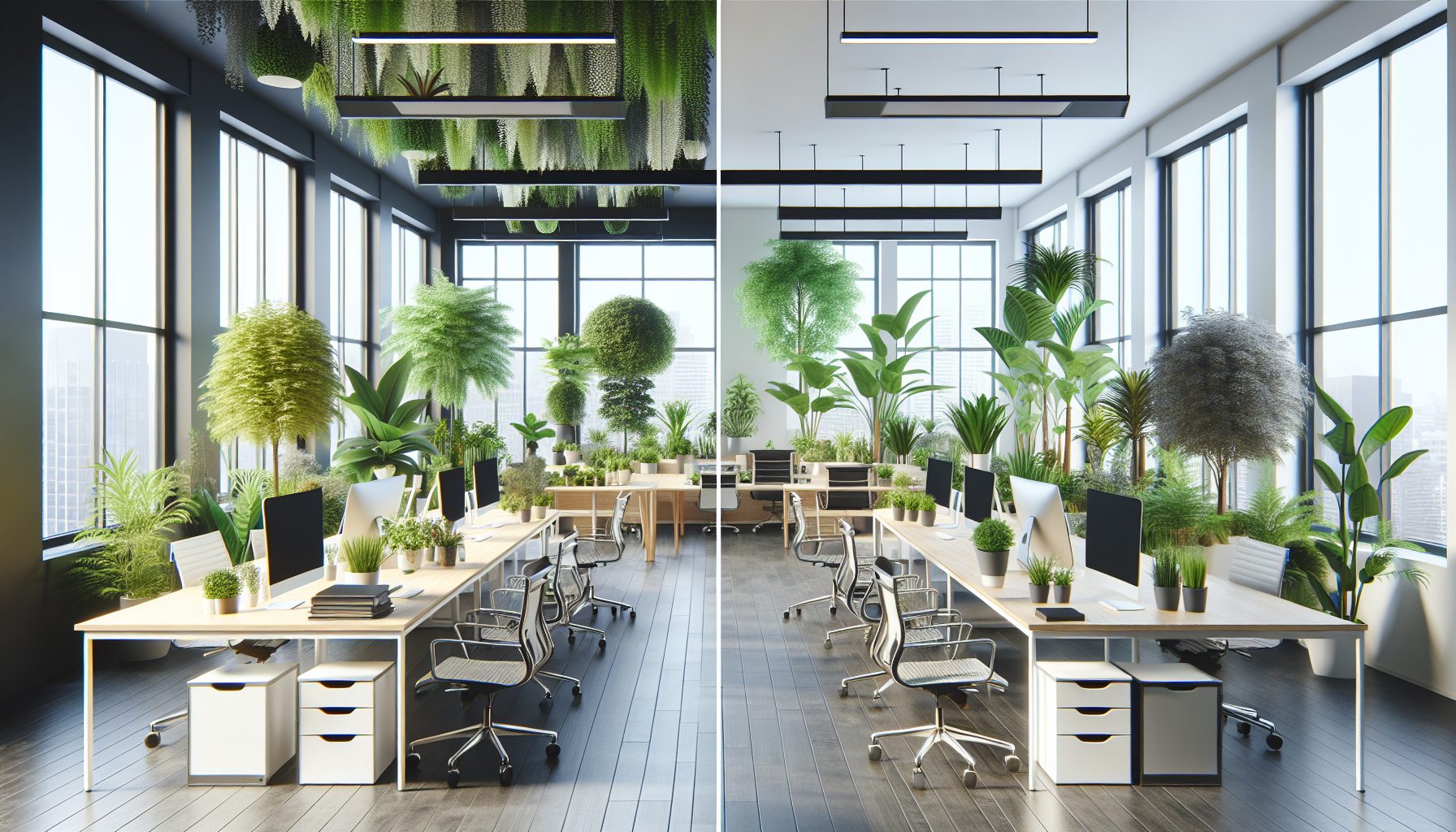Зачем вообще заполнять офис растениями