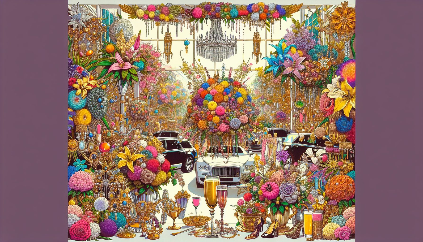 Признаки флористического китча