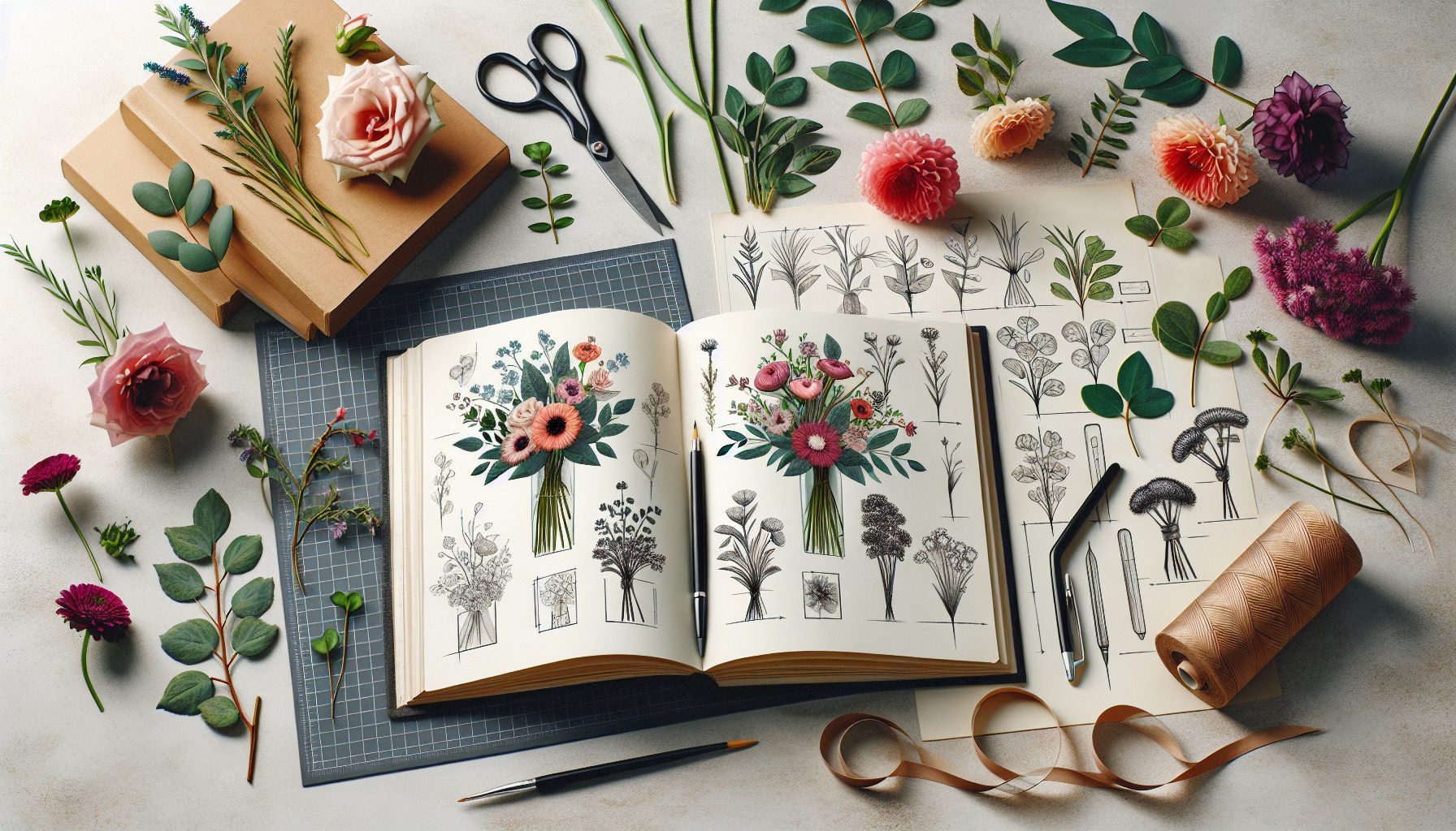 Как создать визуальное руководство для цветочных проектов