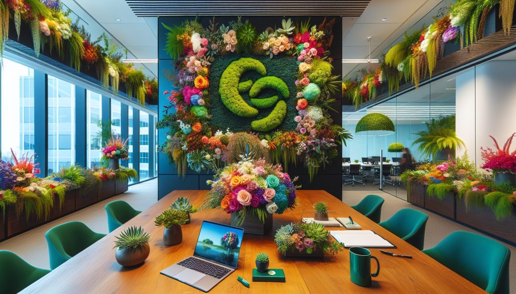 Корпоративная подпись цветами: как оформить офис так, чтобы вас узнавали по фото