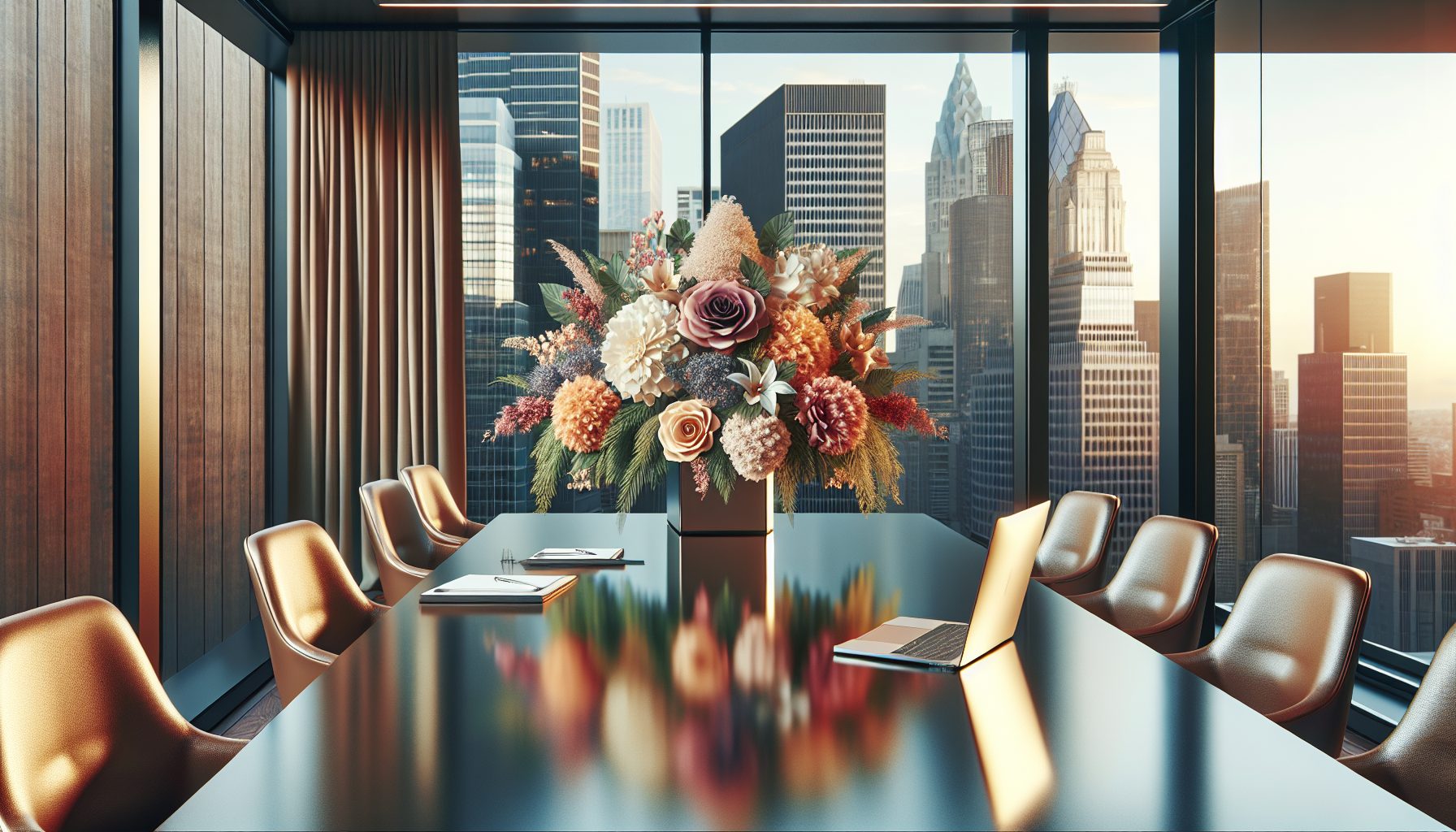 Цветы как инструмент корпоративного образа