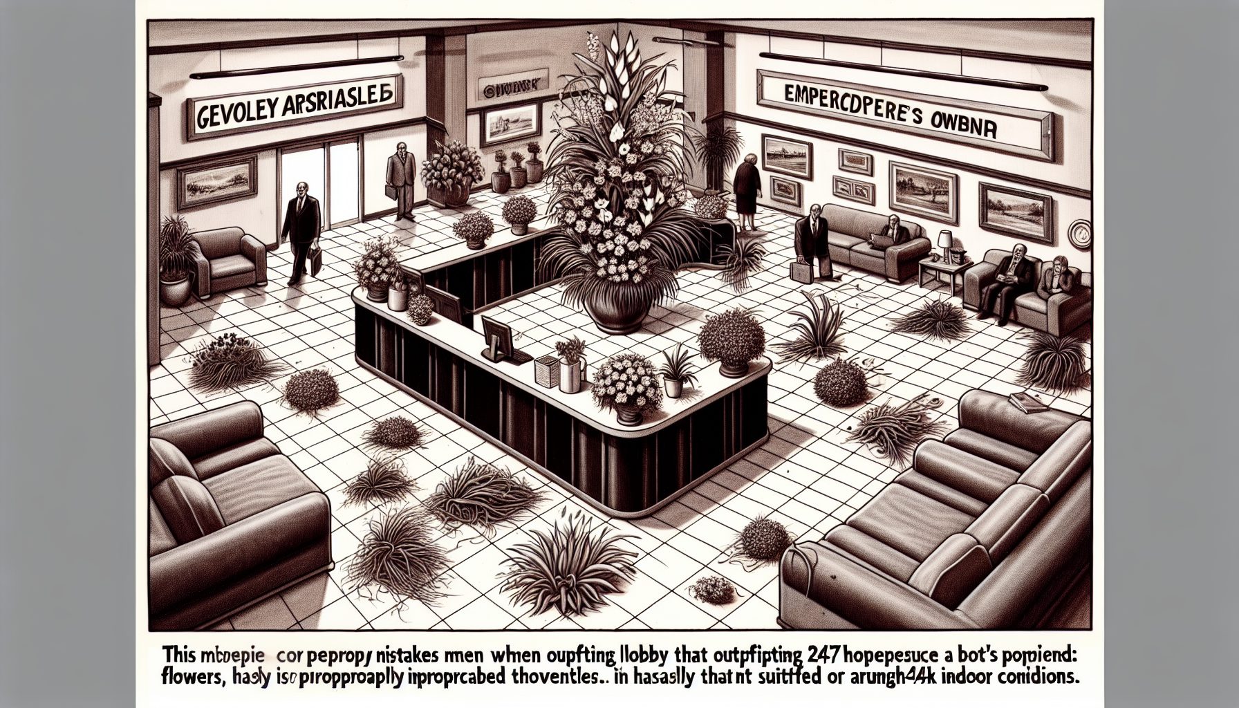 Типичные ошибки при оформлении бизнес-лобби
