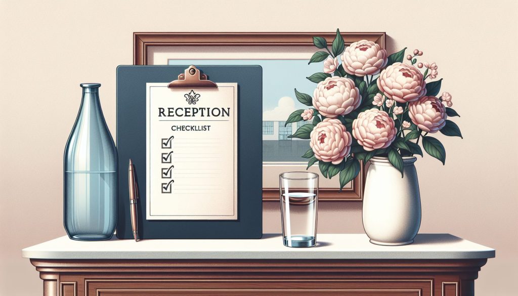 Чек-лист для ресепшена: от ваз до воды