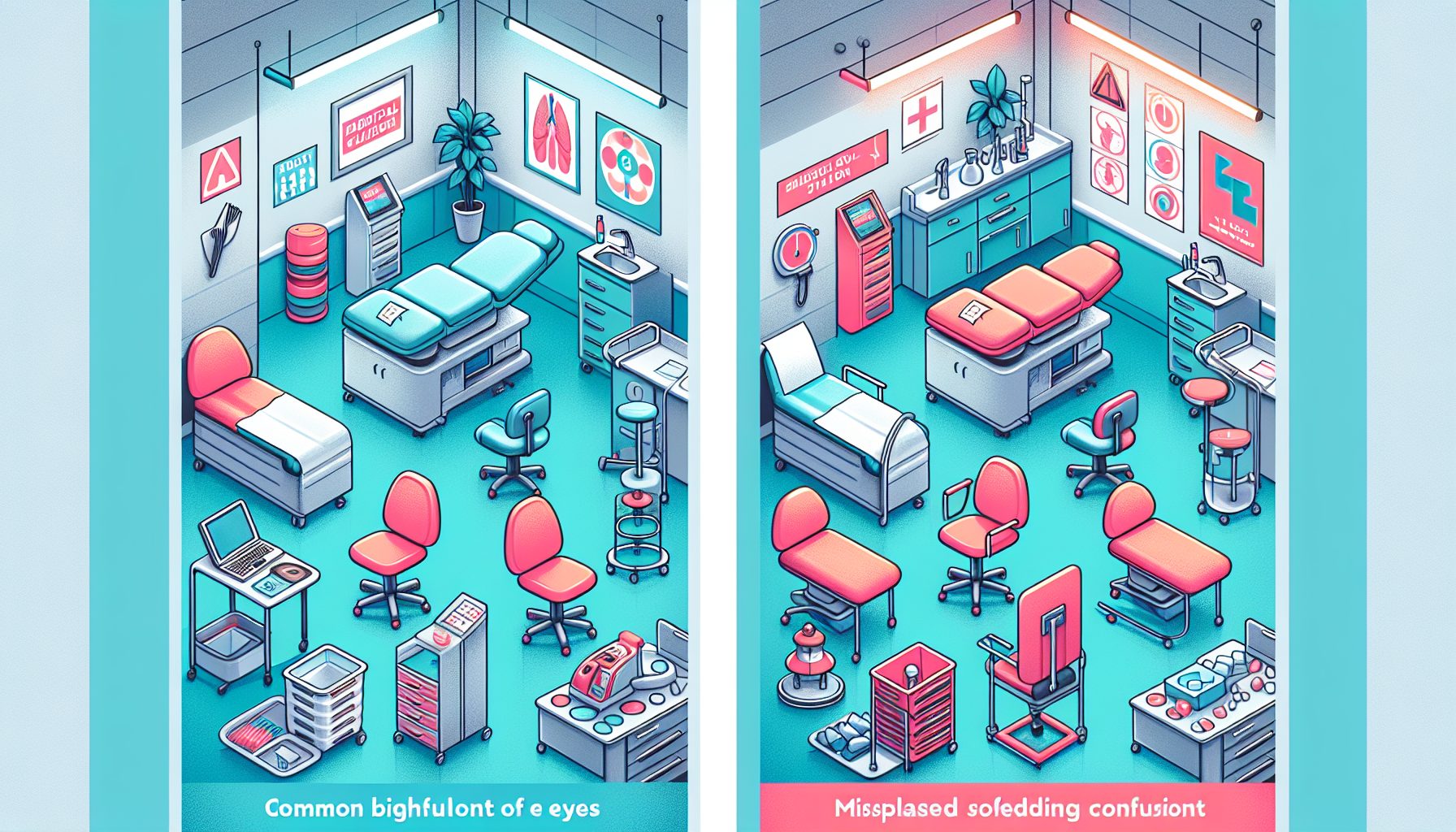 Типичные ошибки при оформлении медицинских пространств