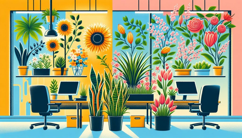 Какие цветы в офисе уместны круглый год, а какие — только по сезонам