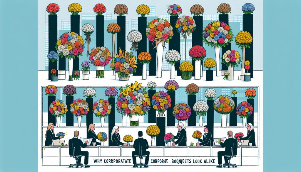 Почему корпоративные букеты выглядят одинаково и как это исправить