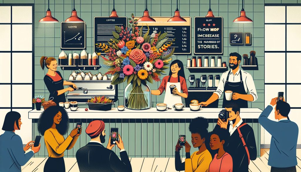 Флористика для кафе и кофеен: как один букет повышает количество Stories