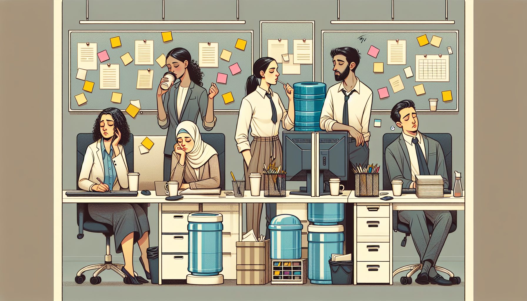 Признак четвертый: сотрудники жалуются на усталость и сонливость