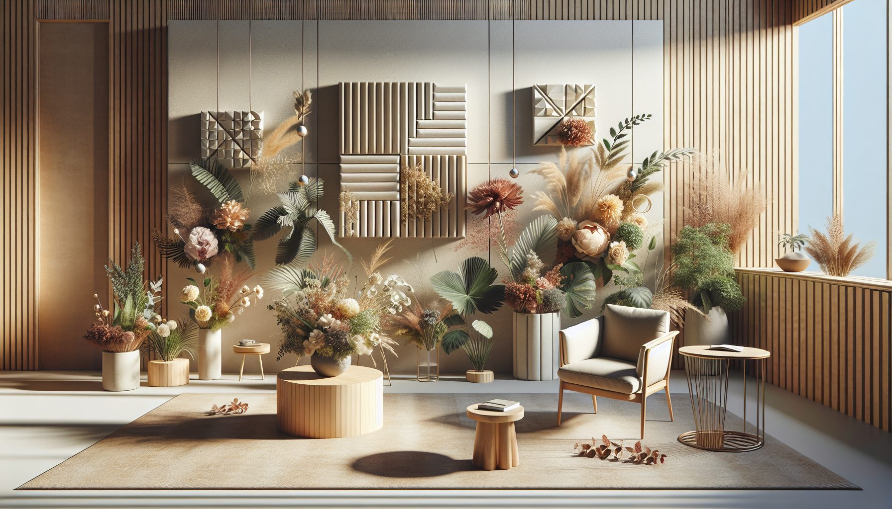 Какие композиции помогают «смягчить» пространство