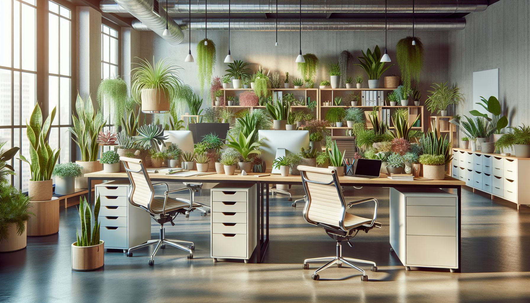 Почему офисные условия — стресс для цветов