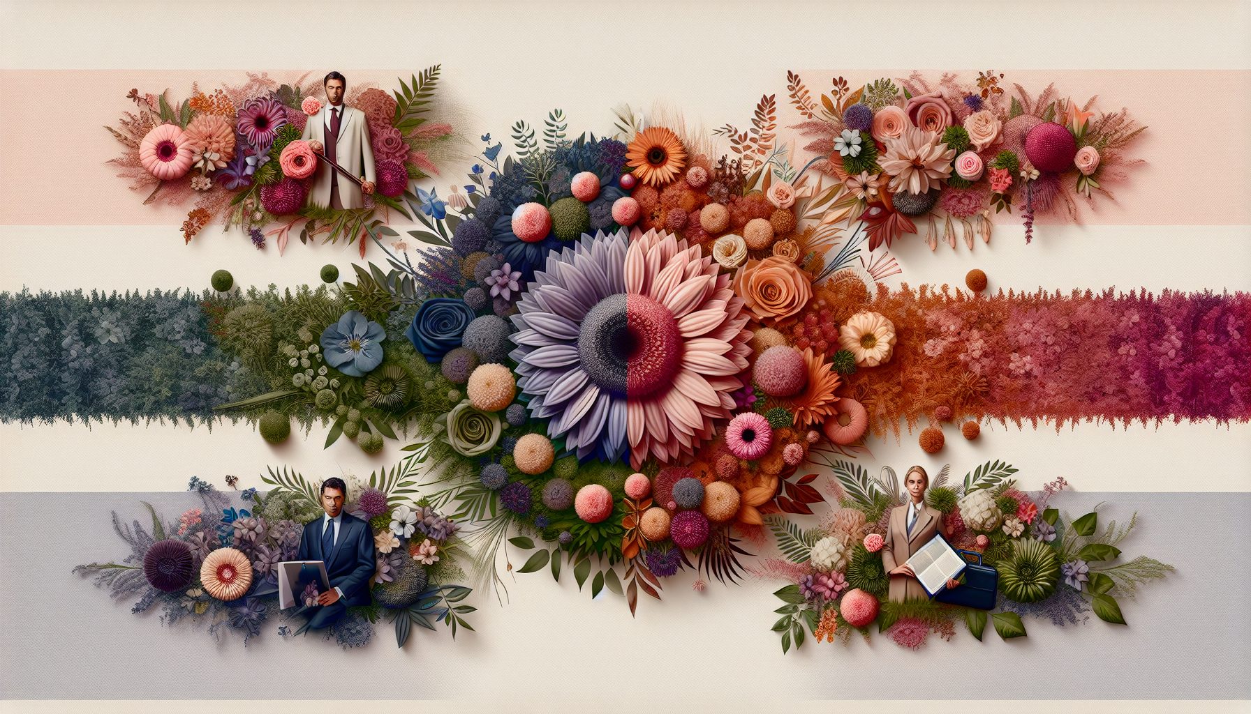 Совместимость оттенков и фактур