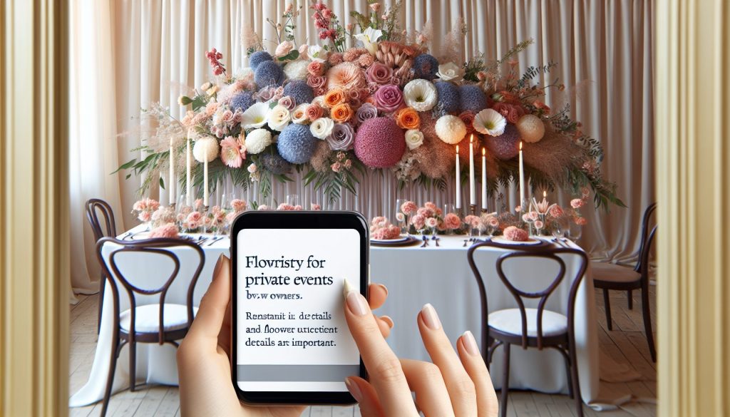 Флористика для private-мероприятий собственников: когда важны детали