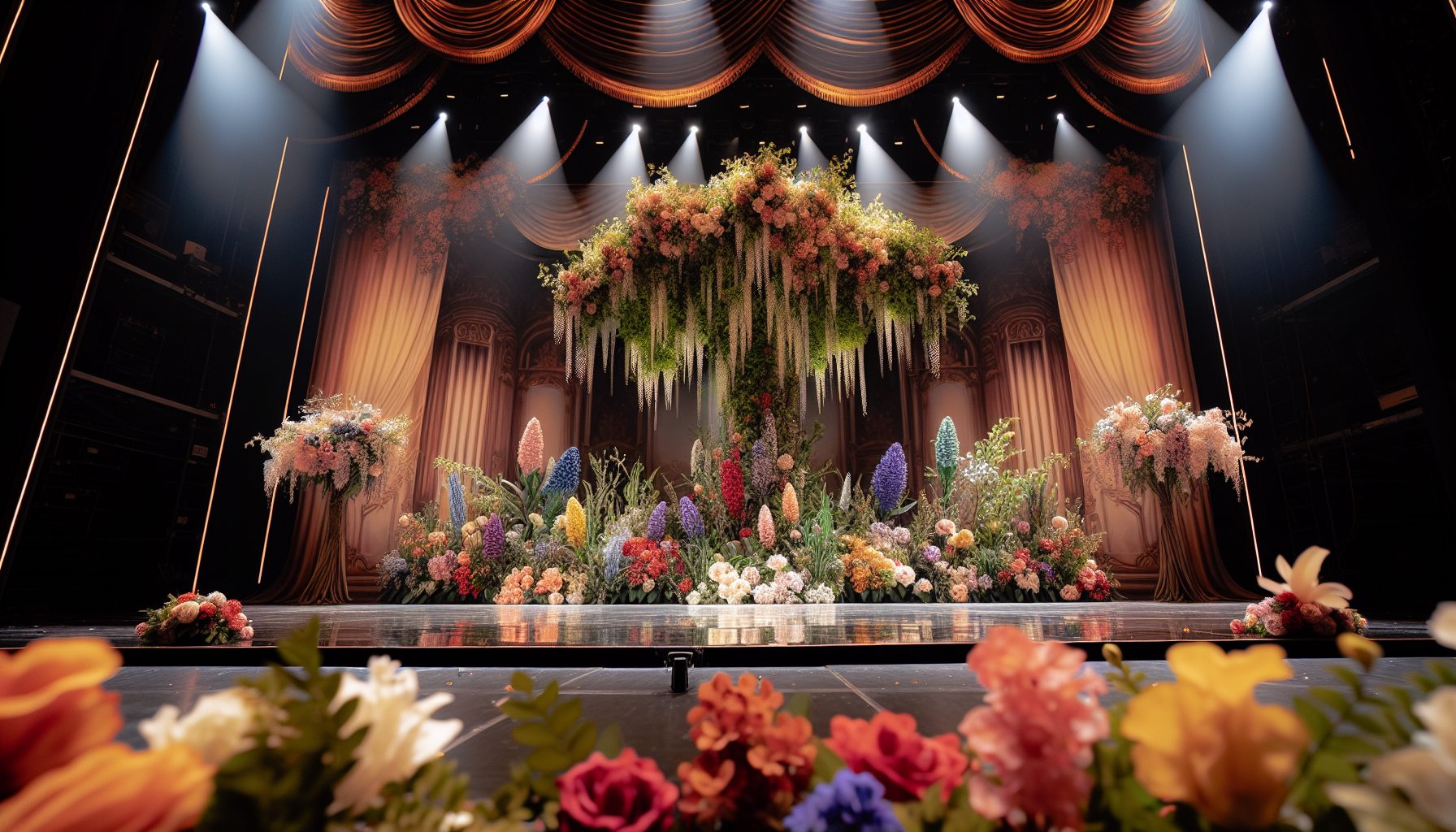 Почему цветы на сцене — это не просто декор