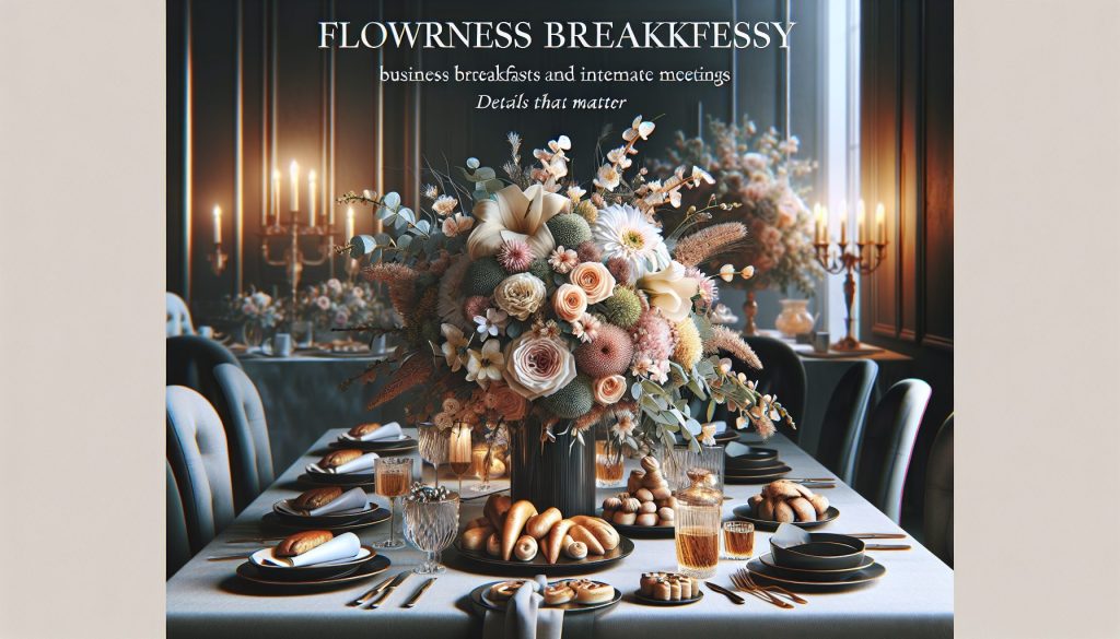 Флористика для деловых завтраков и камерных встреч: детали, которые решают