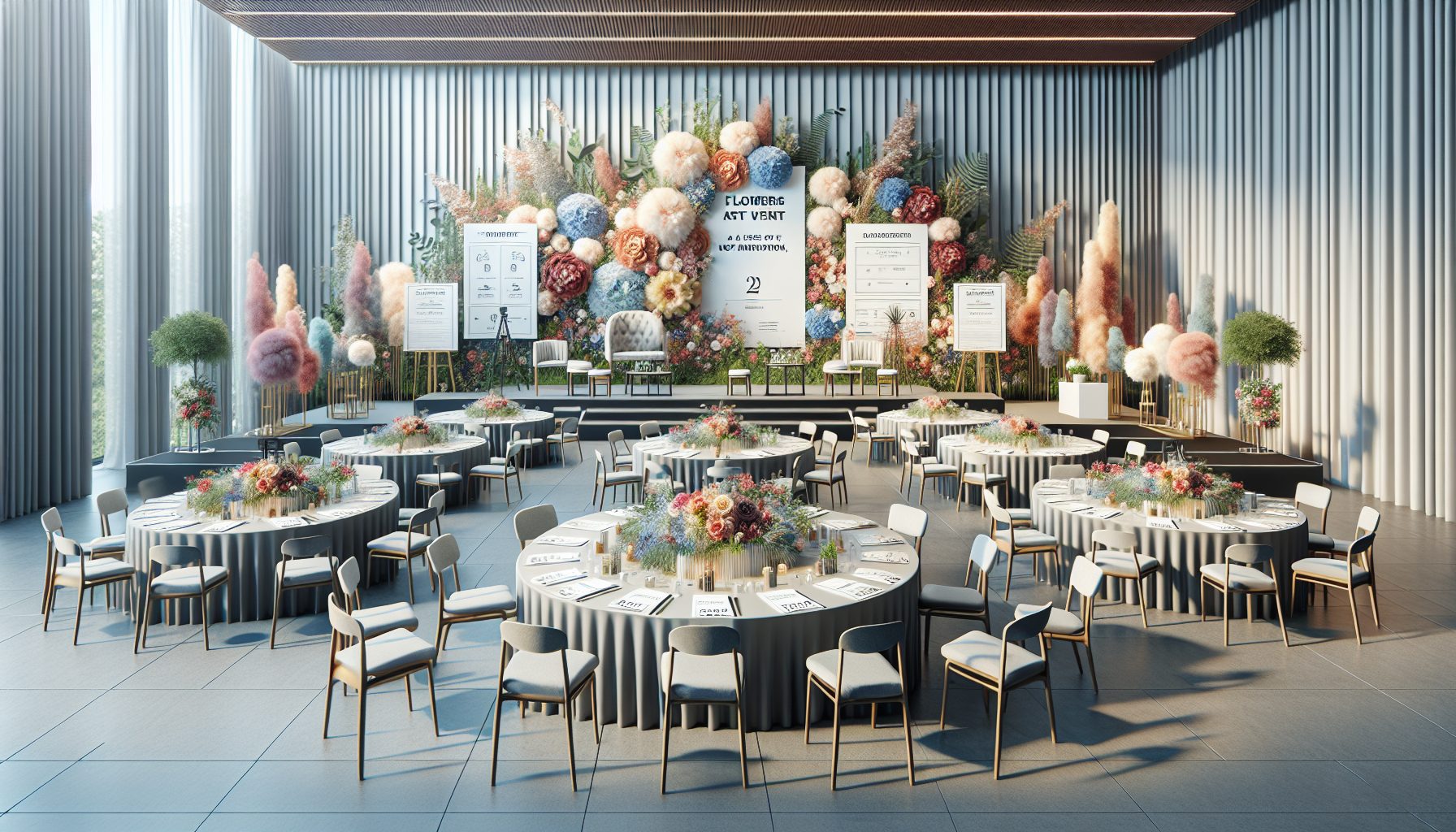 Как сделать цветы фоном, а не центром внимания