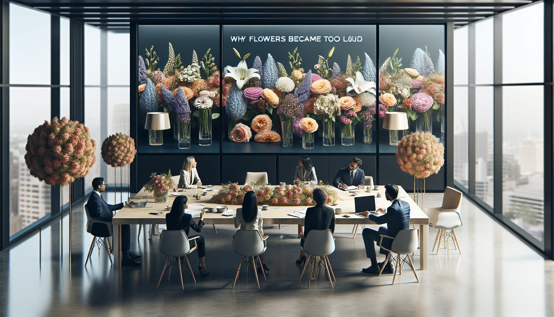 Почему цветы стали слишком громкими