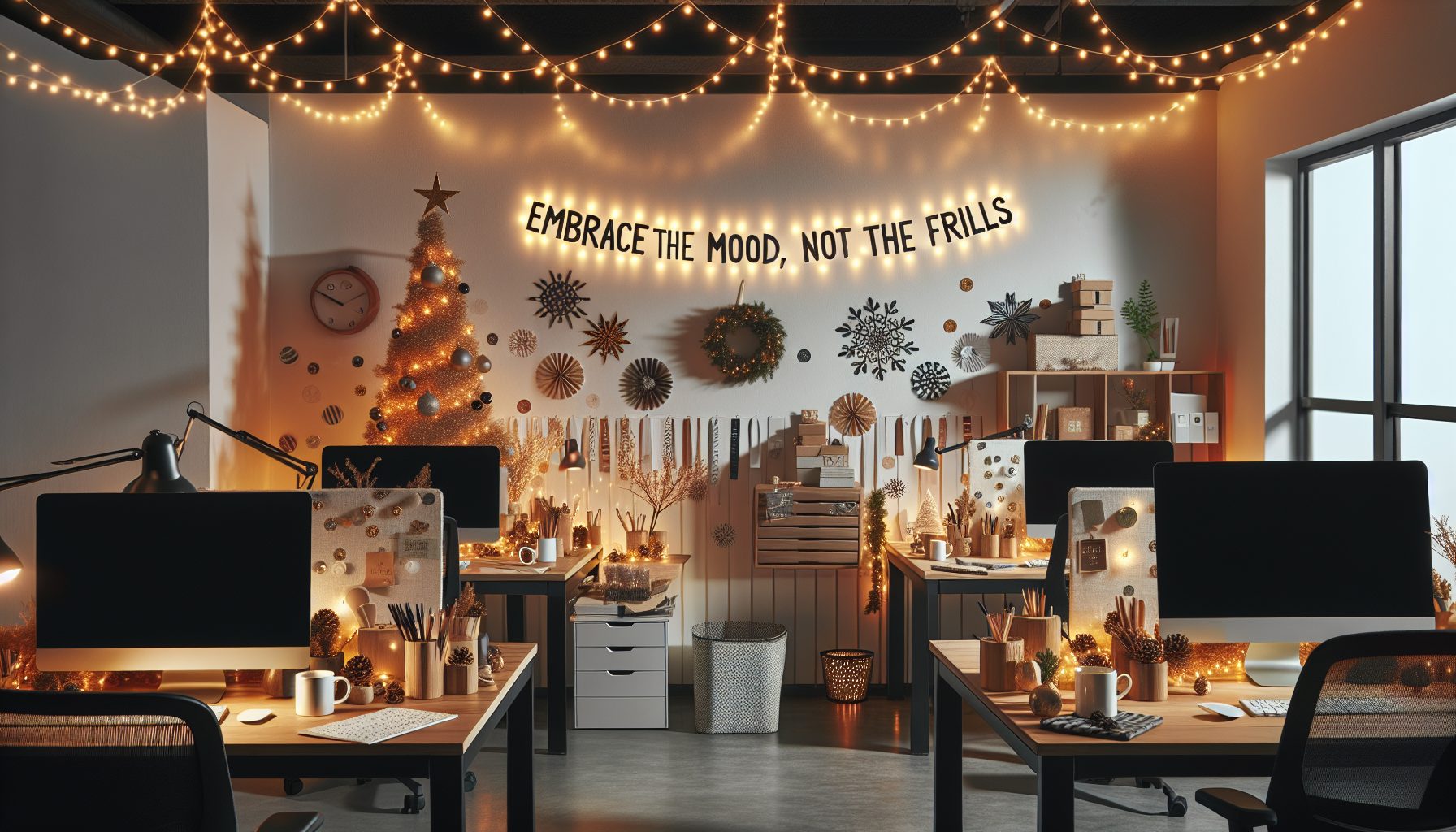 Откажитесь от мишуры, но не от настроения