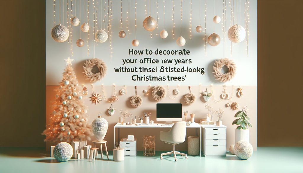 Как оформить офис к Новому году без мишуры и уставших ёлок