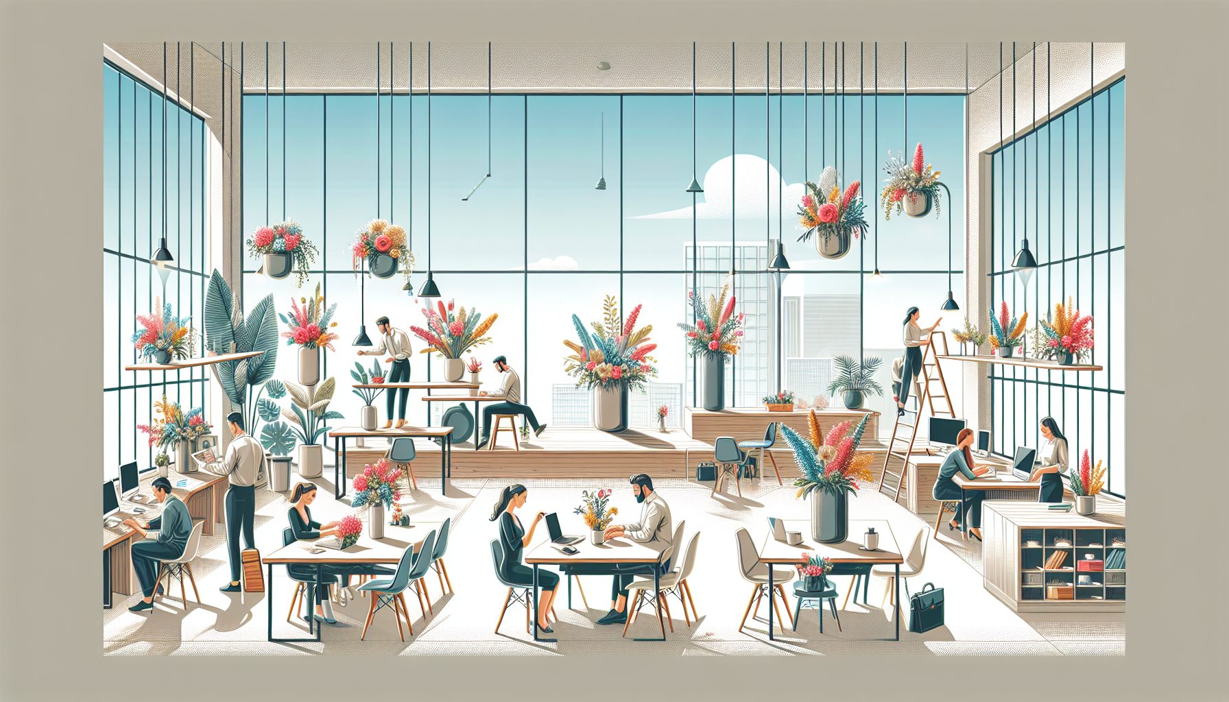 Почему флористика для коворкингов — не просто про декор