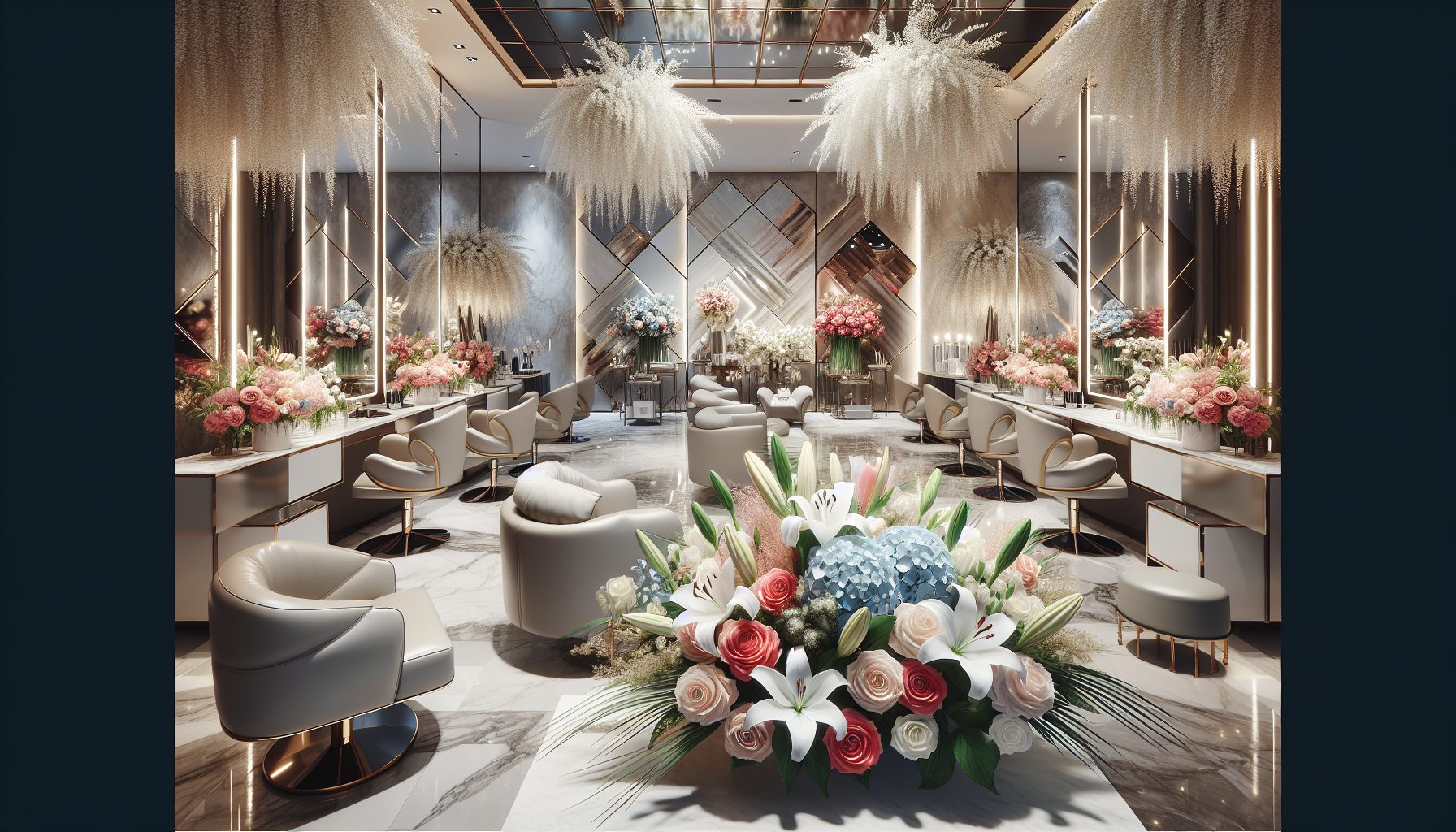 Какие цветы подходят для салонов красоты