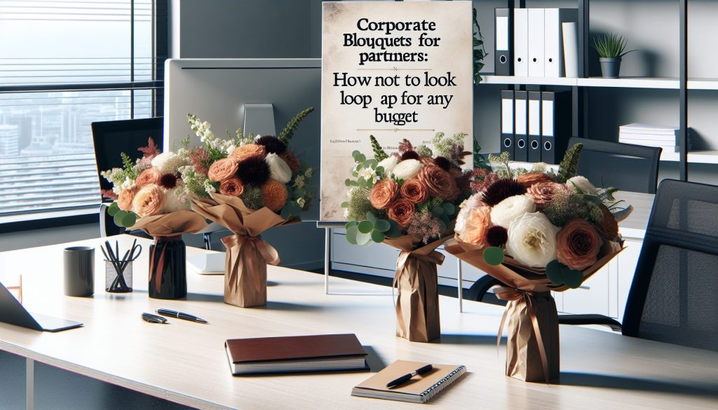 Корпоративные букеты для партнёров: как не выглядеть дешево при любом бюджете