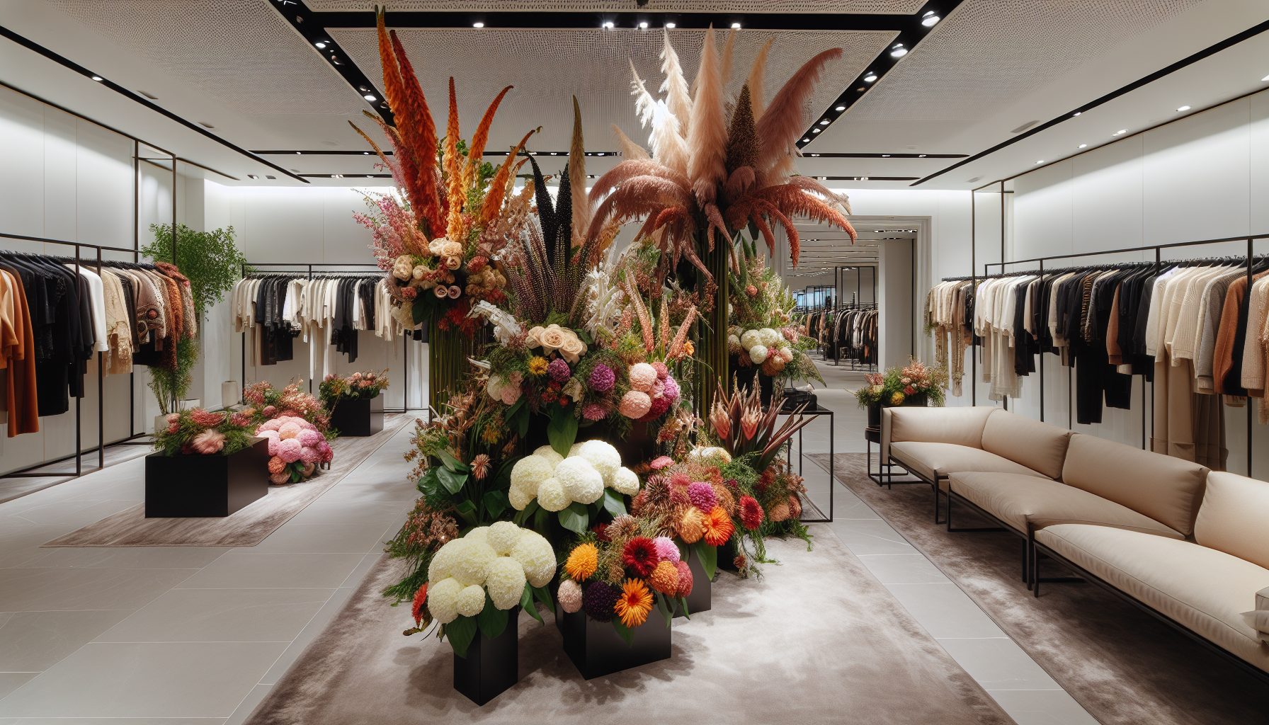 Зачем вообще нужны цветы в бутиках и шоурумах