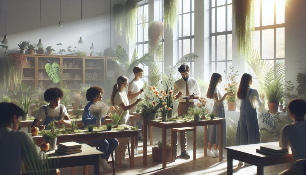 Флористика в образовательных пространствах: как не отвлекать, а вдохновлять