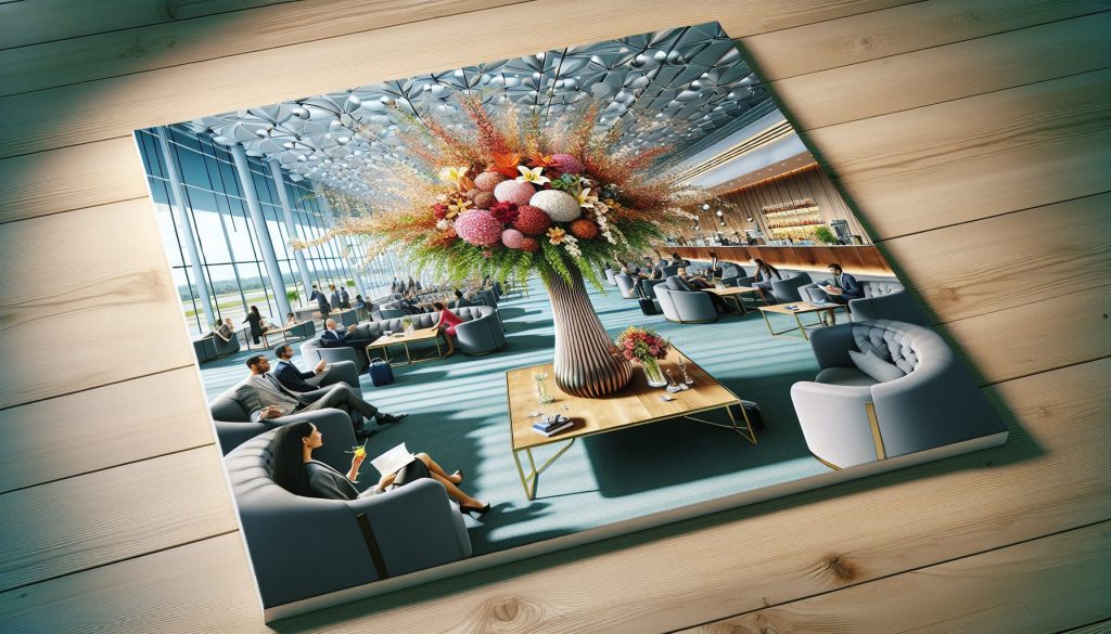 Оформление бизнес-залов аэропортов: как цветы делают ожидание комфортнее