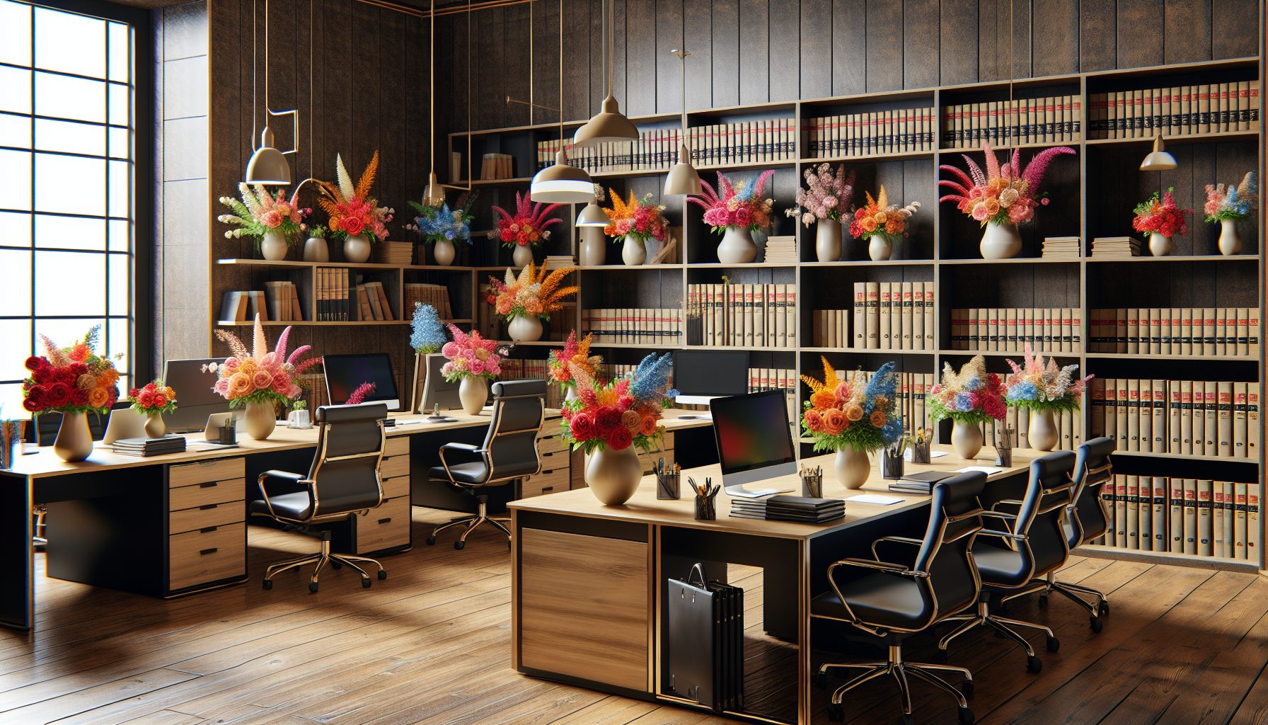 Цветы как часть бренда компании