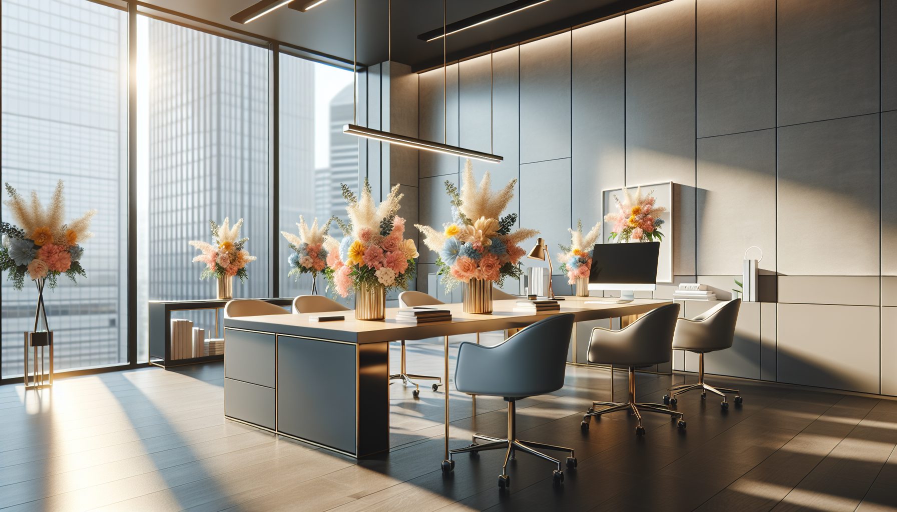 Какие цветы подходят деловой среде