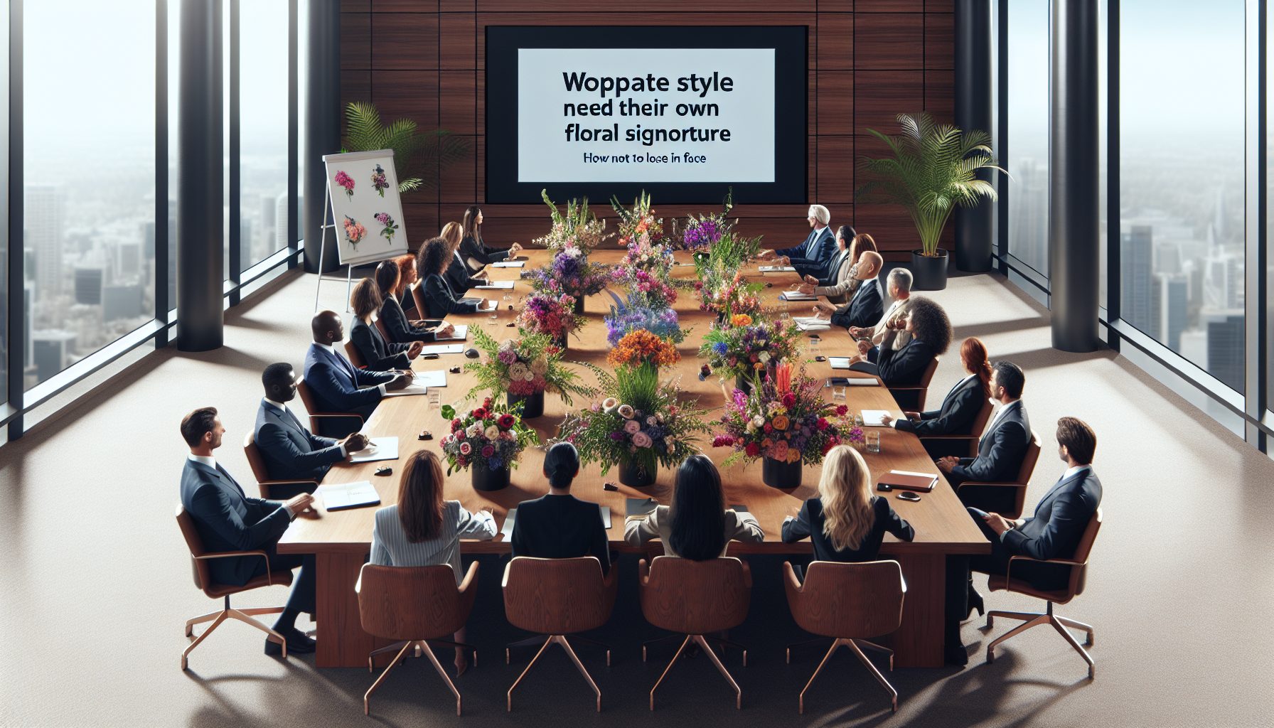 Зачем компаниям нужен свой цветочный почерк