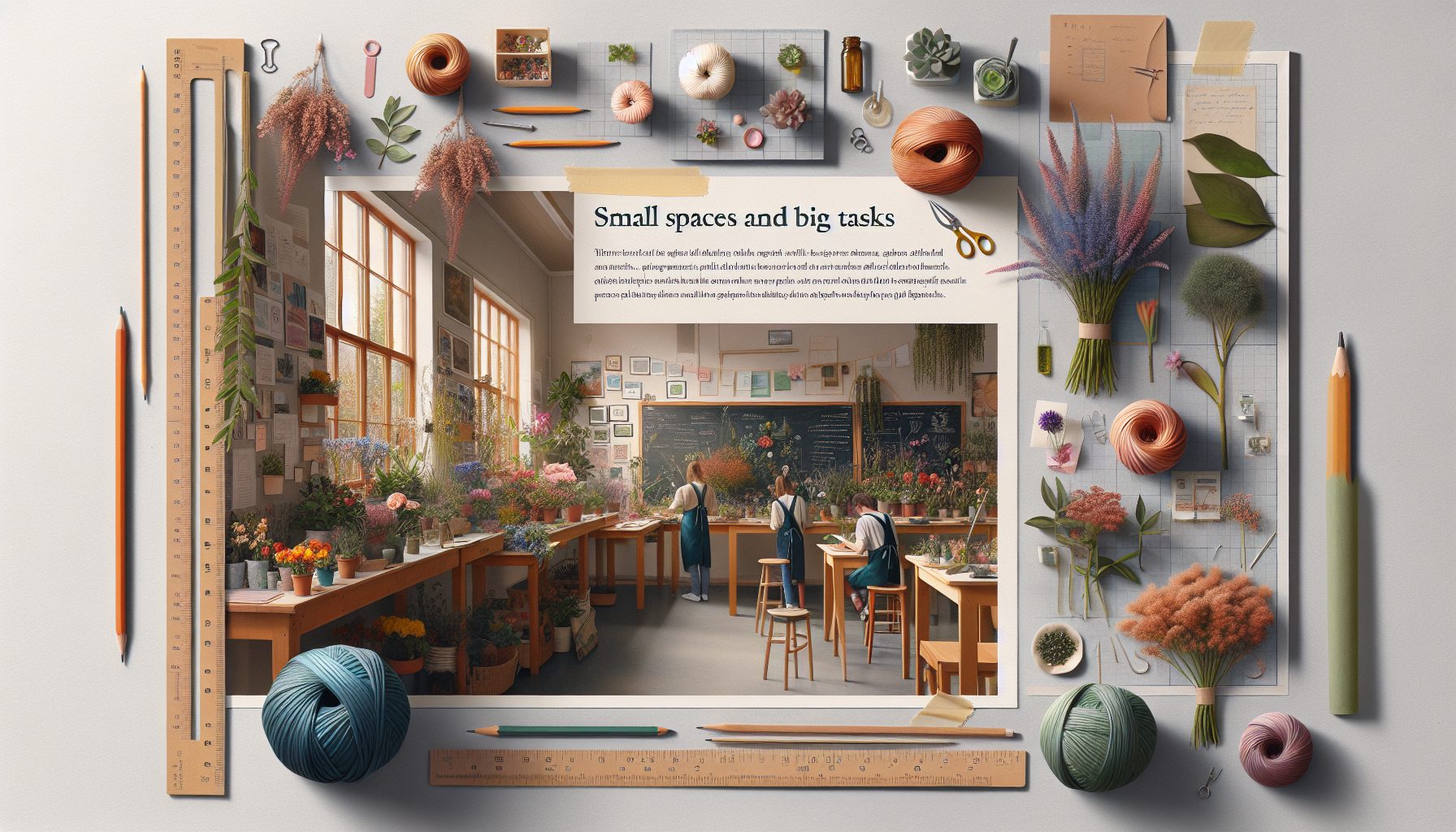 Маленькие пространства и большие задачи